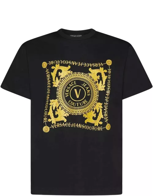 Versace Jeans Couture Logo-print Organic Cotton T-shirt