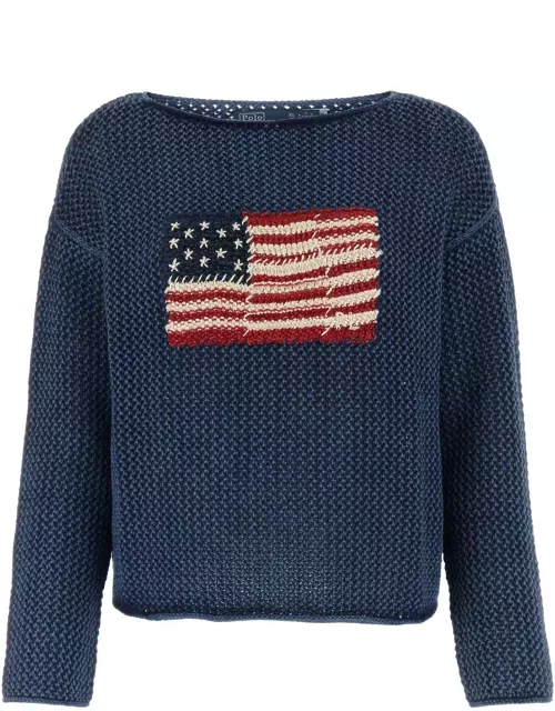 Polo Ralph Lauren Blue Cotton Sweater