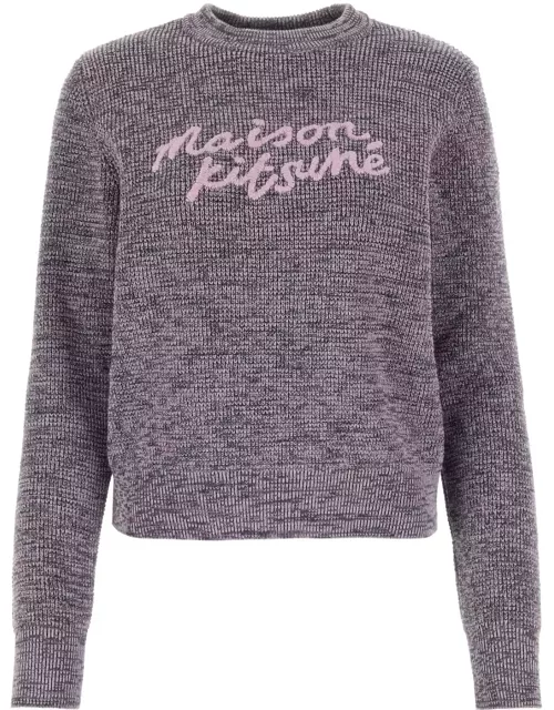 Maison Kitsuné Two-tone Cotton Sweater