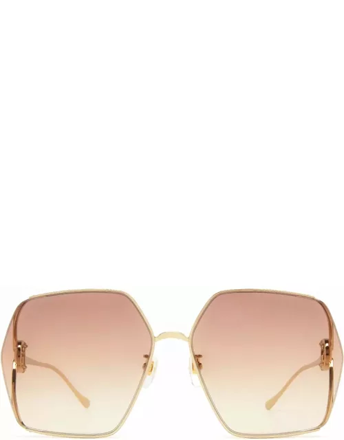 Gucci Eyewear Gg1322sa Gold Sunglasse