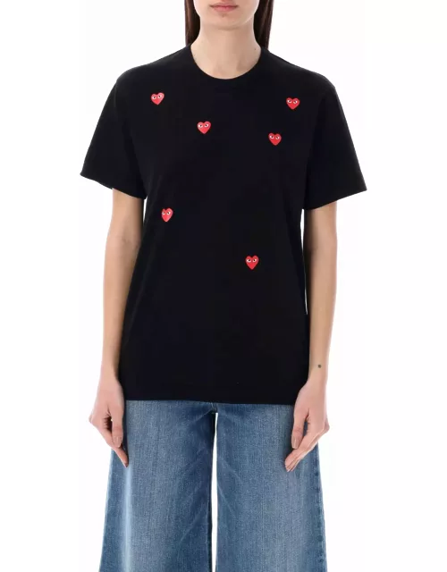 Comme des Garçons Play Red Hearts T-shirt