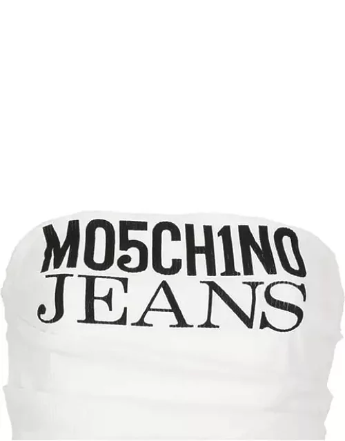 M05CH1N0 Jeans Top With Logo