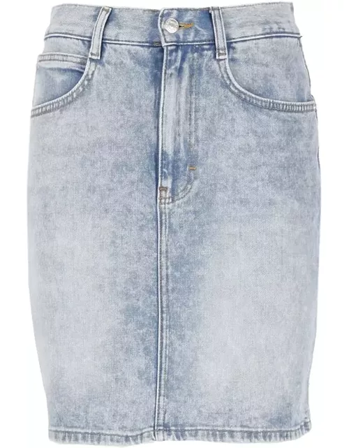 M05CH1N0 Jeans Cotton Mini Skirt