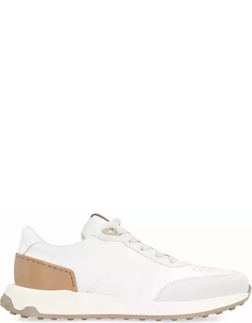 Tod's Leather And Fabric Low-top Sneaker