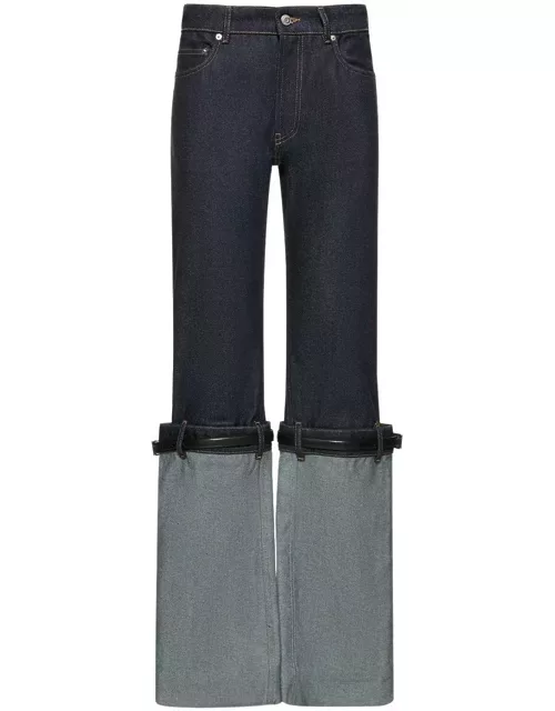 Coperni Hybrid Turn-up Detail Jeans Jean