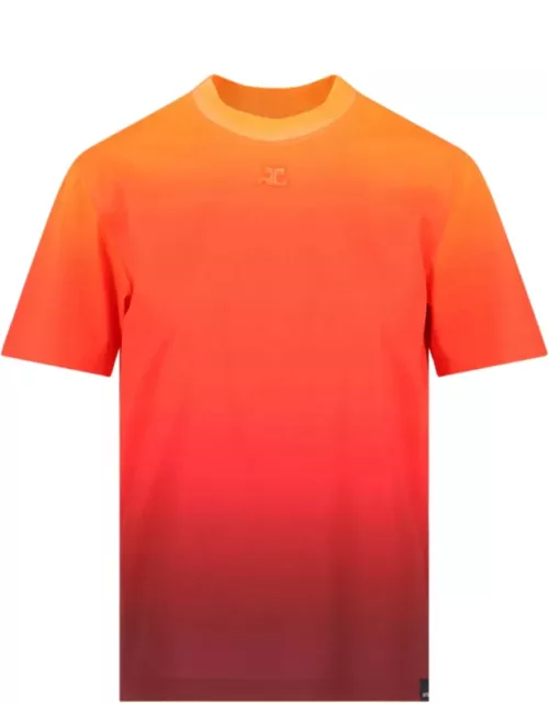 Courrèges gradient Sunset T-shirt