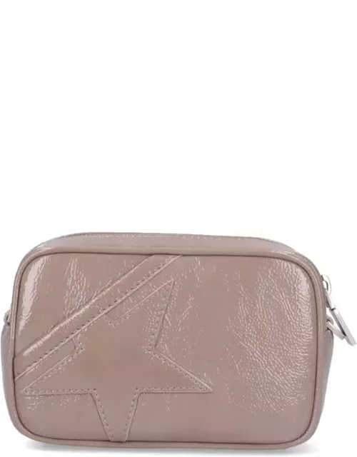 Golden Goose Star Crossbody Bag In Dove-gray Leather