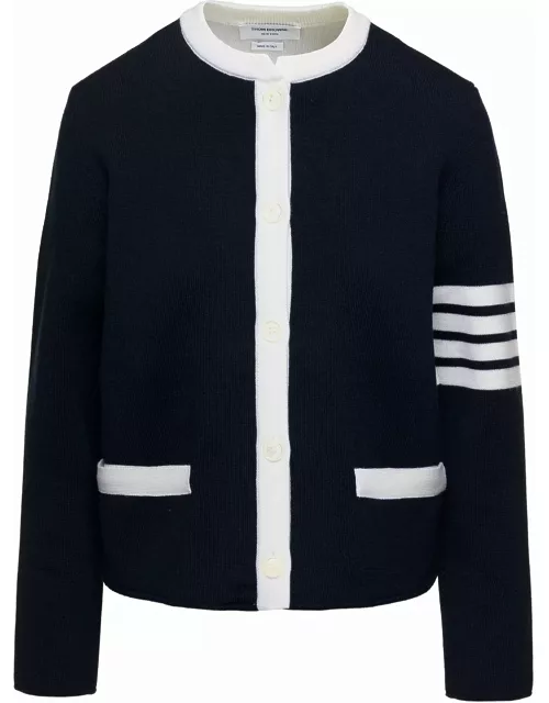 Thom Browne double Face Cardigan Woo
