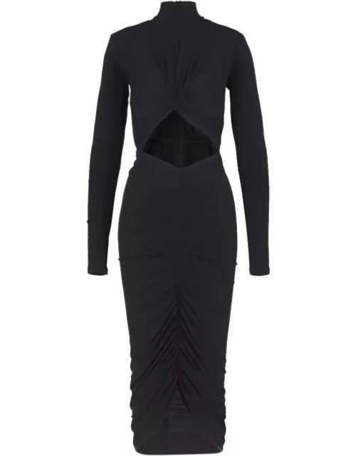 The Andamane Midi Cut-out Dres
