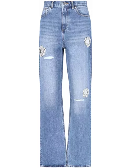 AREA Crystal Detail Jean