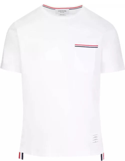 Thom Browne T-shirt With Pocket