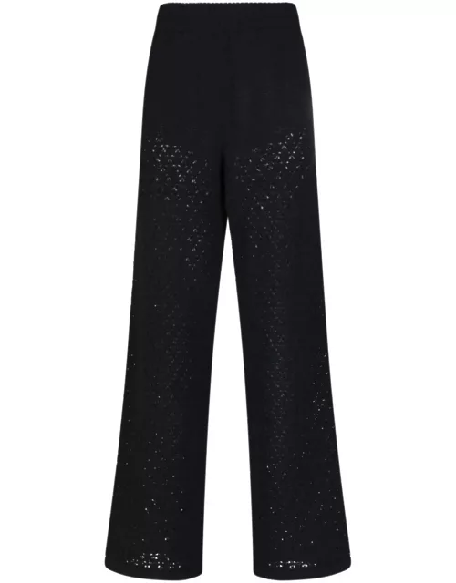 Rotate by Birger Christensen Structured Knit Tapered Pant