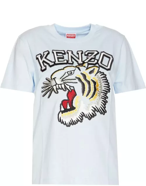 Kenzo T-shirt With Tiger Embroidery