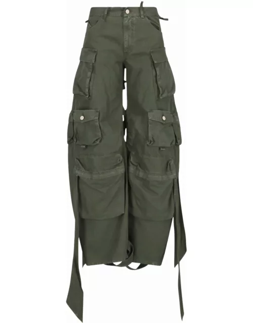 The Attico Cargo Pants Cut Out