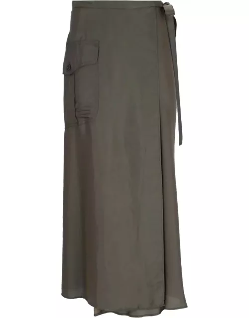 Aspesi Sarong Midi Skirt