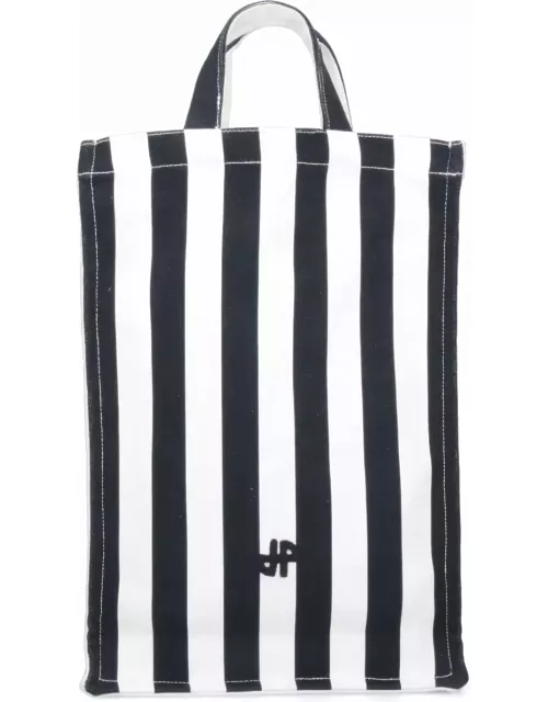 Patou Striped Tote Bag