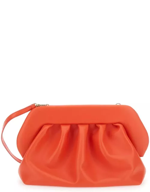 THEMOIRè Orange Clutch Bag With Magnetic Closure In Eco Leather Woman