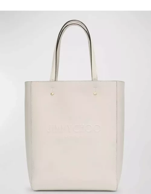 Lenny North-South Leather Tote Bag