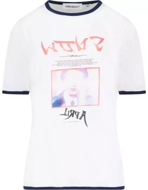 Our Legacy stampa Snow Shigatsu T-shirt