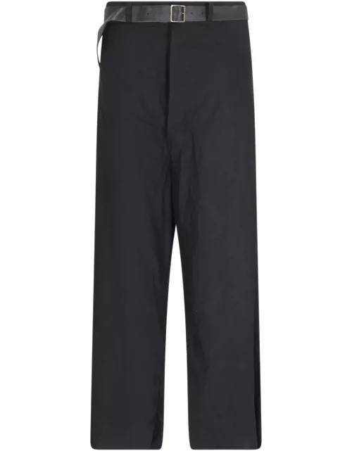 Paul Harnden Belted Pinstripes Pant