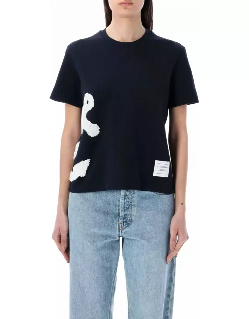 Thom Browne Boucle Embroidery Tshirt