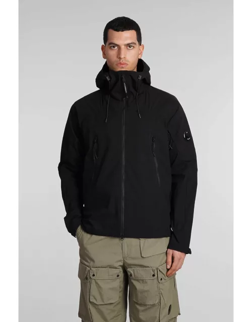 C.P. Company Pro Tek Casual Jacket In Black Polyester