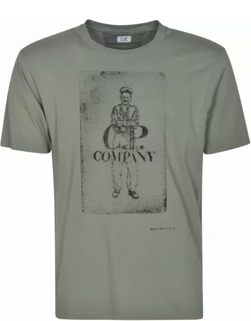 C.P. Company Logo Print T-shirt