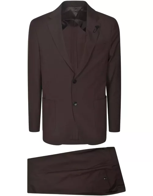 Lardini Patched Pocket Regular Plain Suit