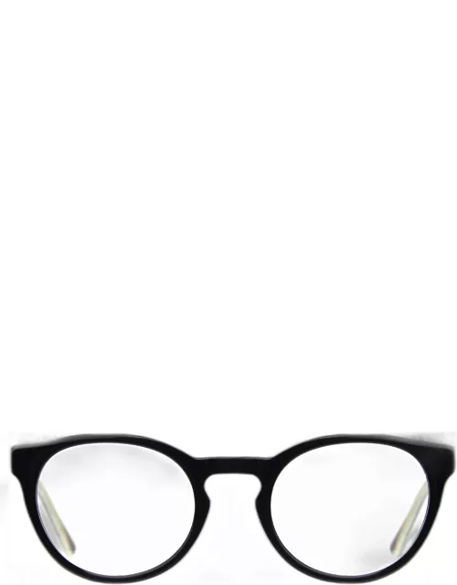 illesteva Stanley Optical Glasses in Black/Horn/Optica