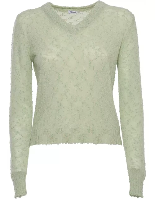 Aspesi Green Sweater