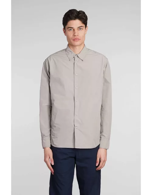 Aspesi Camicia Cassel Shirt In Grey Polyester