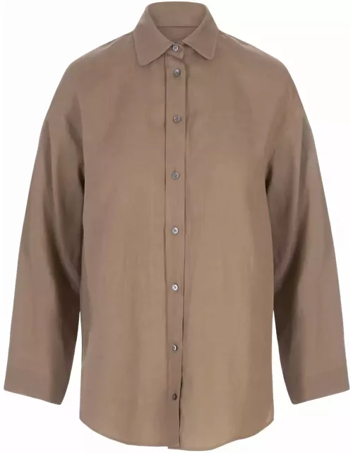 'S Max Mara Light Brown Canard Shirt
