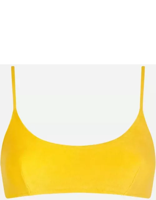 MC2 Saint Barth Woman Yellow Terry Bralette Swimsuit