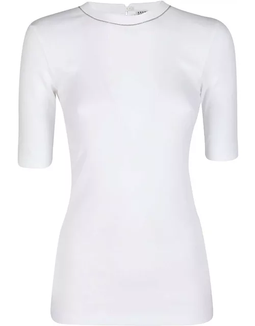 Brunello Cucinelli Embellished Short-sleeved T-shirt