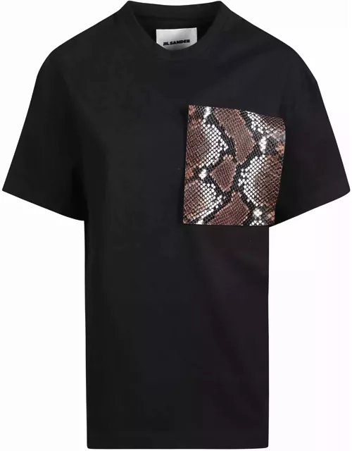 Jil Sander Snake Patch T-shirt
