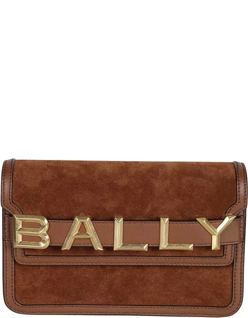 Bally Logo Front Flap Shoulder Bag