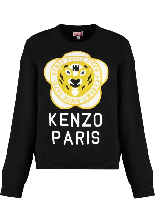 Kenzo Wool-blend Crew-neck Sweater