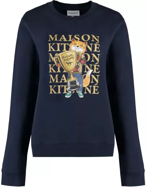 Maison Kitsuné Printed Cotton Sweatshirt