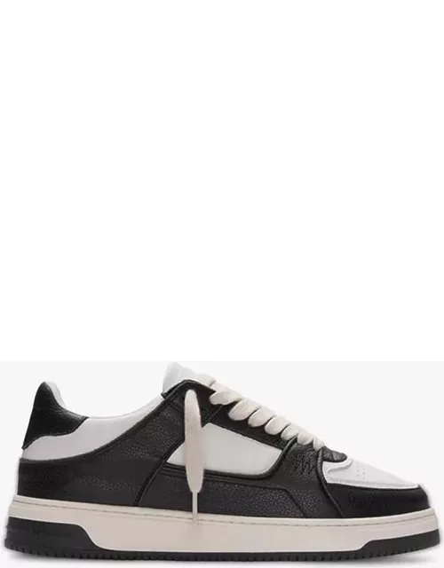 REPRESENT Apex Off White And Black Leather Low Top Sneaker - Apex Sneaker