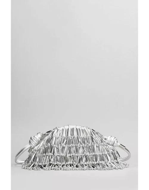 Cult Gaia Jaala Hand Bag In Silver Leather