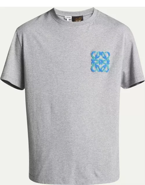 Men's Flocked Anagram Logo Jersey T-Shirt