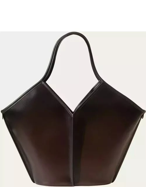 Calella Air-Brushed Leather Tote Bag