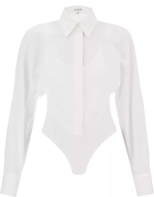 ALAIA layered shirt body for