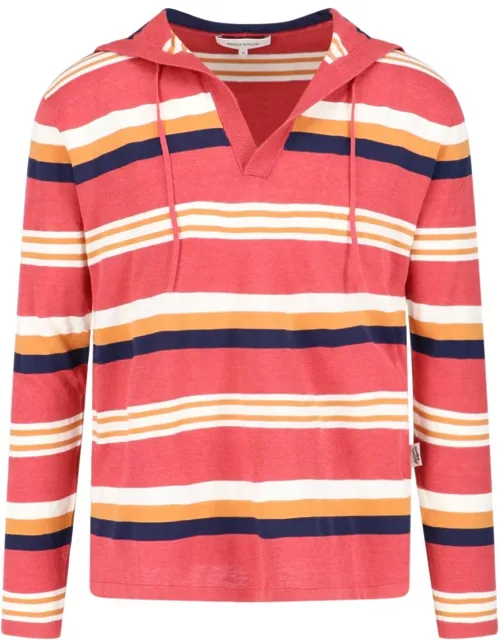 Maison Kitsuné Striped Sweatshirt
