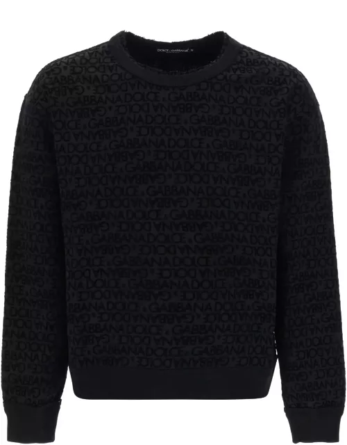 Dolce & Gabbana Sweatshirt With All-over Monogra