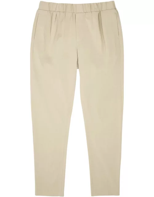 Paige Snider Tapered Twill Trousers - Beige