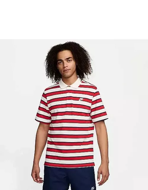 Men's Nike Club Striped Polo Shirt