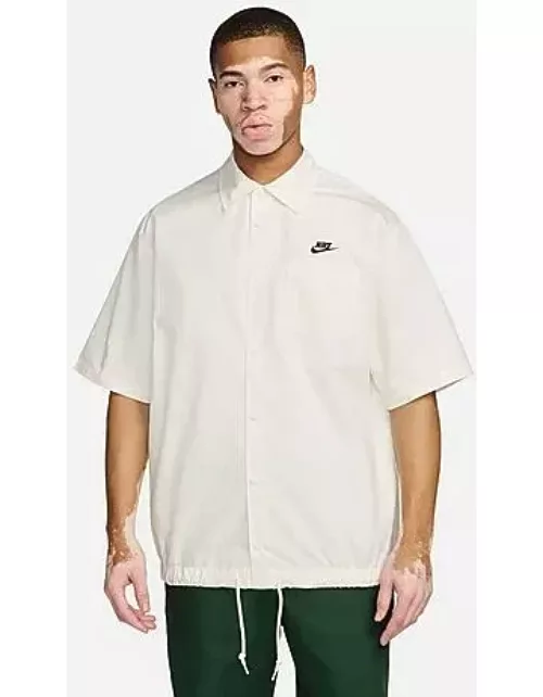 Men's Nike Club Oxford Button-Down Short-Sleeve Shirt