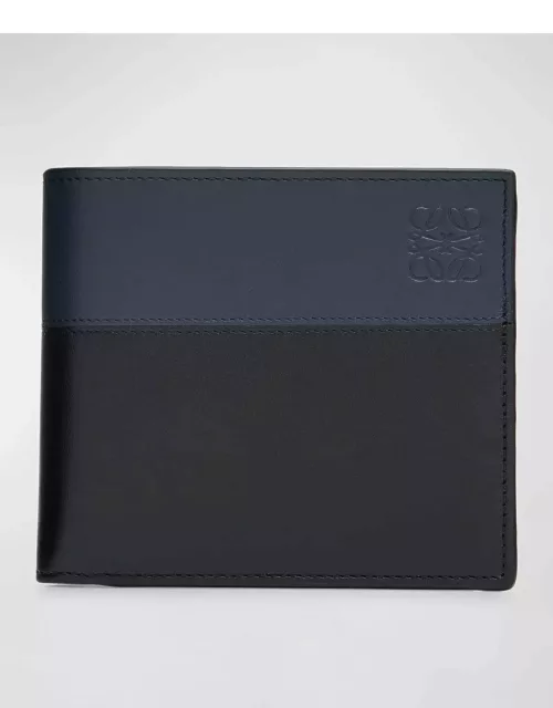 Men's Anagram Bicolor Leather Bifold Wallet