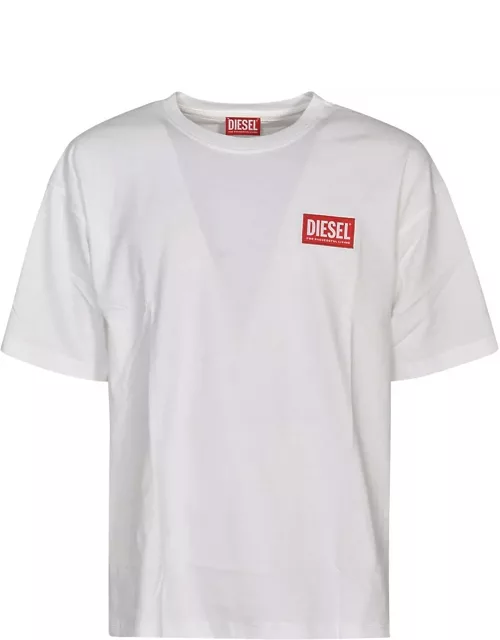 Diesel T-danny-nlabel Crewneck T-shirt